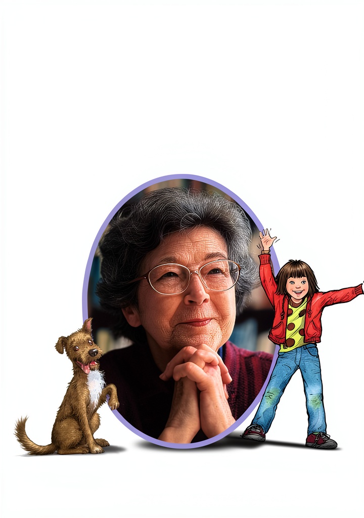 Kindle eBook cover showing literary biography for children