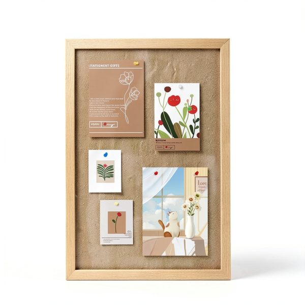 Yunihome Cork Bulletin Board Durable Natural Cork Office-5