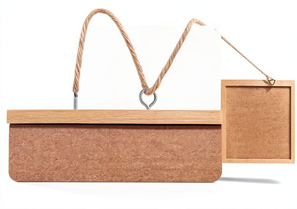 Yunihome Cork Bulletin Board Durable Natural Cork Office-6