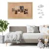 Yunihome Cork Bulletin Board Durable Natural Cork Office-3