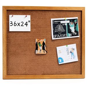 Yunihome Cork Bulletin Board Durable Natural Cork Office-0