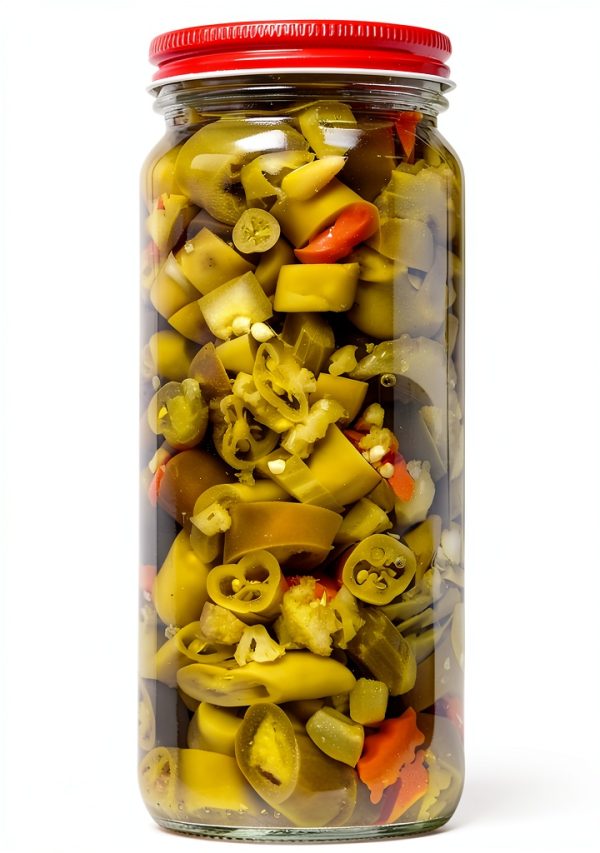 Marconi Chicago Style Hot Giardiniera Pickled Vegetables 16-2