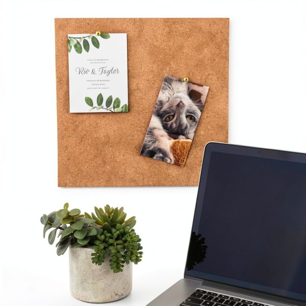 Quartet Cork Tiles Natural Self Stick Bulletin Board Noise-5