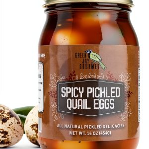 Green Jay Gourmet Spicy Pickled Quail Eggs Snack Pack-0
