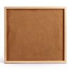 BGJRBY Cork Bulletin Board Brown Rectangular Office Home-3
