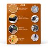 Cork Bulletin Board TooCust Black Wood Frame 16x24-2