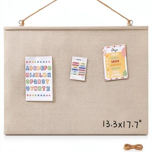Yunihome Natural Wood Frame Cork Board Bulletin Board-0