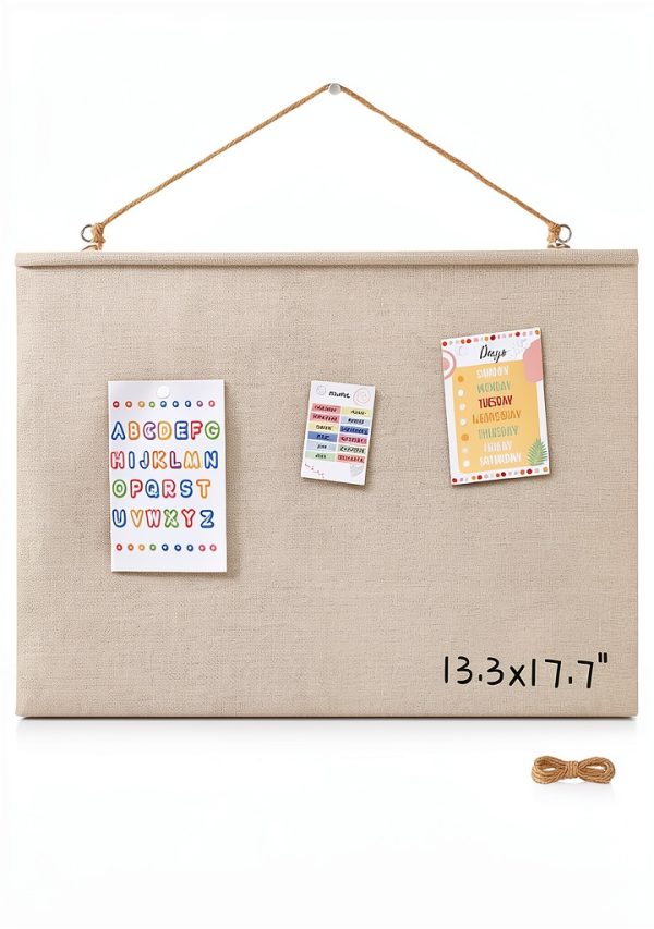 Yunihome Natural Wood Frame Cork Board Bulletin Board-0
