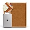 OWLKELA Premium Cork Board Wooden Frame Bulletin-1