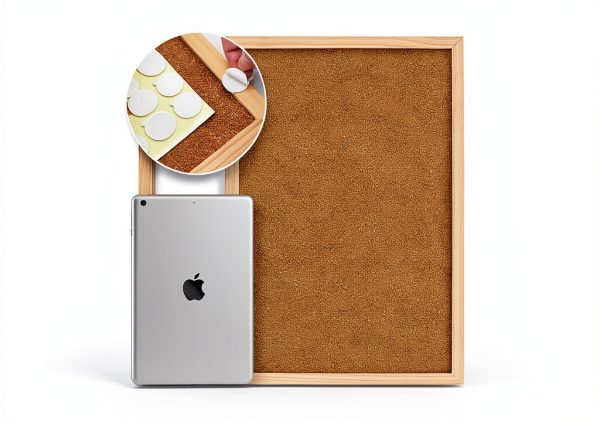 OWLKELA Premium Cork Board Wooden Frame Bulletin-1