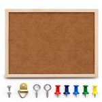 OWLKELA Premium Cork Board Wooden Frame Bulletin-0