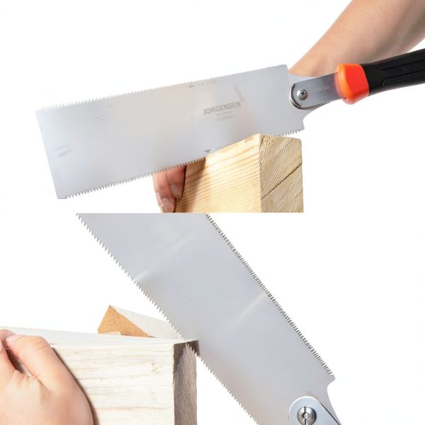 Japanese Pull Saw JORGENSEN 10" Double‑Edge Hand Saw SK5 Blade-6