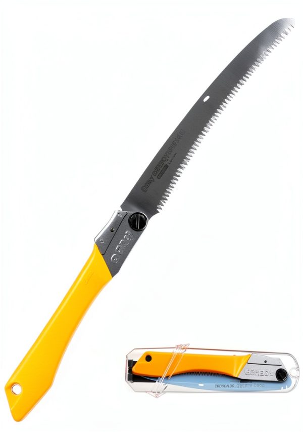 Silky - 717-24 GomBoy Curve Professional Folding Saw 240mm, Large Teeth Yellow-3