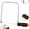 Coping Saw JORGENSEN Handsaw Deep Frame 2 6-1/2 Inch Blades-2