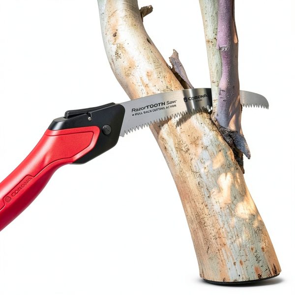 RazorTOOTH Saw 10-Inch Folding Pruning Saw Red Carbon Steel RS16150B-4