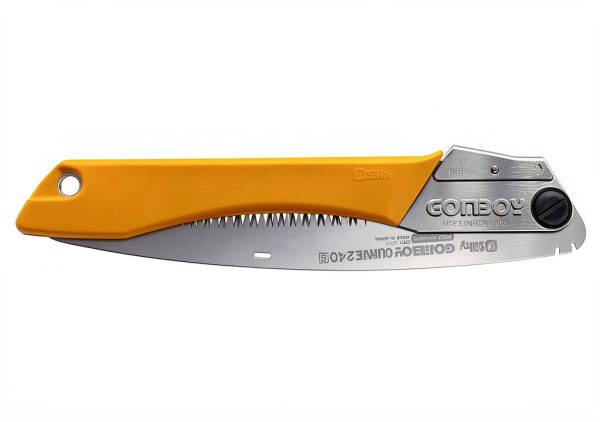Silky - 717-24 GomBoy Curve Professional Folding Saw 240mm, Large Teeth Yellow-7