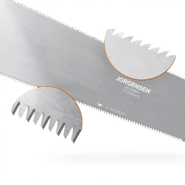 Japanese Pull Saw JORGENSEN 10" Double‑Edge Hand Saw SK5 Blade-2