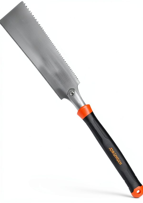 Japanese Pull Saw JORGENSEN 10" Double‑Edge Hand Saw SK5 Blade-0