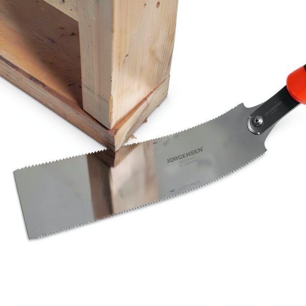 Japanese Pull Saw JORGENSEN 10" Double‑Edge Hand Saw SK5 Blade-4