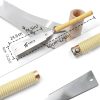 Japanese Pull Saw 9.5" KERYE Handsaw Double Edged 10/17 TPI Beechwood-5