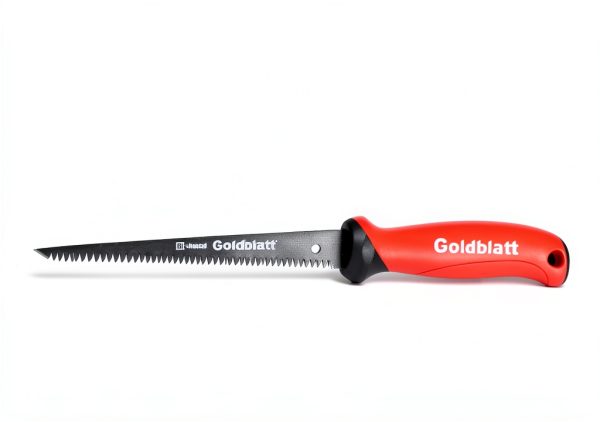 Goldblatt Drywall Saw 6-Inch Jab Handsaw with Soft Grip Handle Red-1