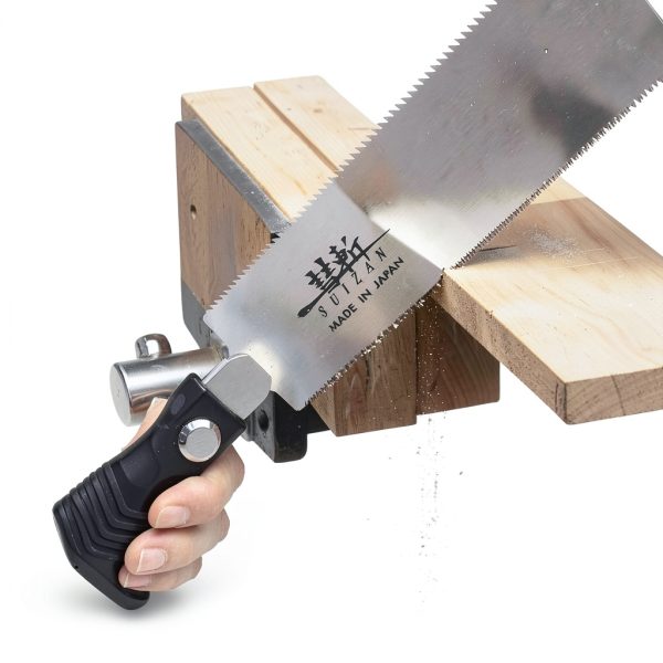 SUIZAN Ryoba Double Edge Saw 7" - Professional Japanese Pullsaw Handsaw Woodworking Tools-2