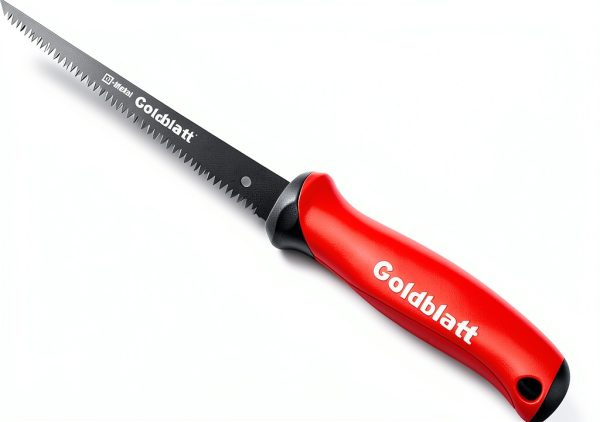 Goldblatt Drywall Saw 6-Inch Jab Handsaw with Soft Grip Handle Red-0