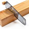 Hand Saw Woodworking Tools, 6-Inch Pull Saw, Flexible Double-Edge Blade 17/11 TPI, Japanese Flush Cut for DIY Craft, Non-Slip Wood Handle, Sharp & Lightweight for Woodworking and Garden Trim-2