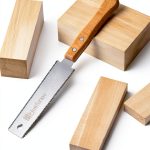 Japanese Hand Saw, 6 Inch Pull Saw with Double Edges of 11/17 TPI, SK5 Flexible Blade Handle Wood Saws for Woodworking Tools-0