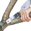 Japanese Hand Saw SS SHOVAN Double‑Edged 4.5" Blade Silver Lightweight-6