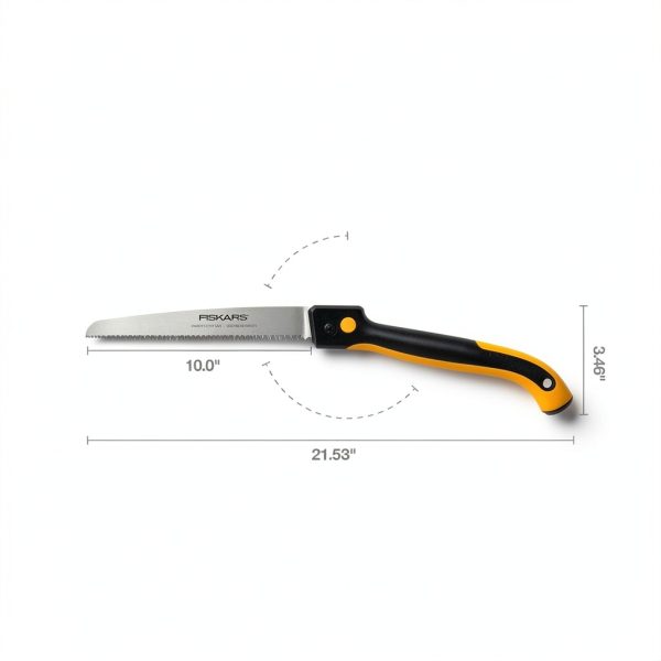 Fiskars Folding Hand Saw with Triple Ground Blade for Wood Cutting-4