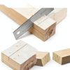 Japanese Hand Saw, 6-Inch Double-Edge Pull Saw, SK5 Flexible Blade,11/17 TPI Blade with Soft Grip Handle for Hardwood & Softwood Woodworking.-3