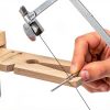 SE 3-in-1 Professional Jeweler's Saw Set - Saw Frame, 144 Blades, and V-Slot Bench Pin with Clamp - Versatile Tools for Precise Jewelry Making-6
