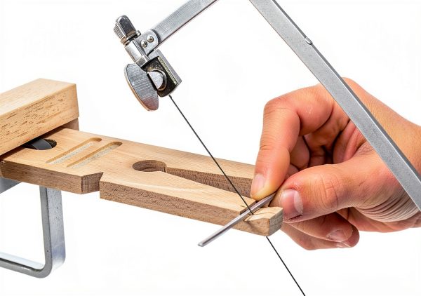SE 3-in-1 Professional Jeweler's Saw Set - Saw Frame, 144 Blades, and V-Slot Bench Pin with Clamp - Versatile Tools for Precise Jewelry Making-6