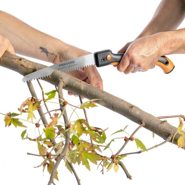 Fiskars Folding Hand Saw with Triple Ground Blade for Wood Cutting-1