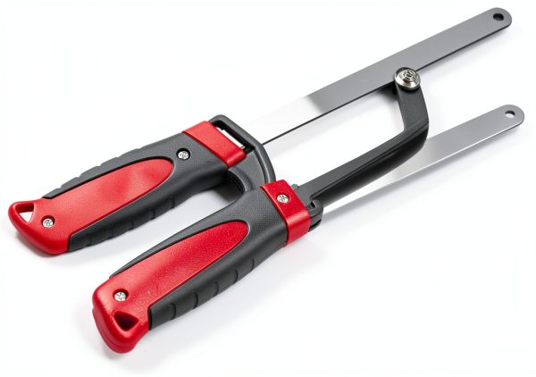 Aluminum Frame Mini Hacksaw PLOWFAR 10" HSS Blade Red-8