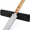 Japanese Hand Saw SS SHOVAN Double‑Edged 4.5" Blade Silver Lightweight-0
