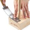 Japanese Hand Saw, 6 Inch Pull Saw with Double Edges of 11/17 TPI, SK5 Flexible Blade Handle Wood Saws for Woodworking Tools-4