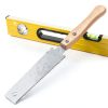 Japanese Hand Saw SS SHOVAN Double‑Edged 4.5" Blade Silver Lightweight-5