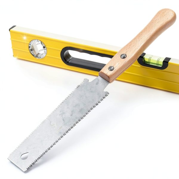 Japanese Hand Saw SS SHOVAN Double‑Edged 4.5" Blade Silver Lightweight-5