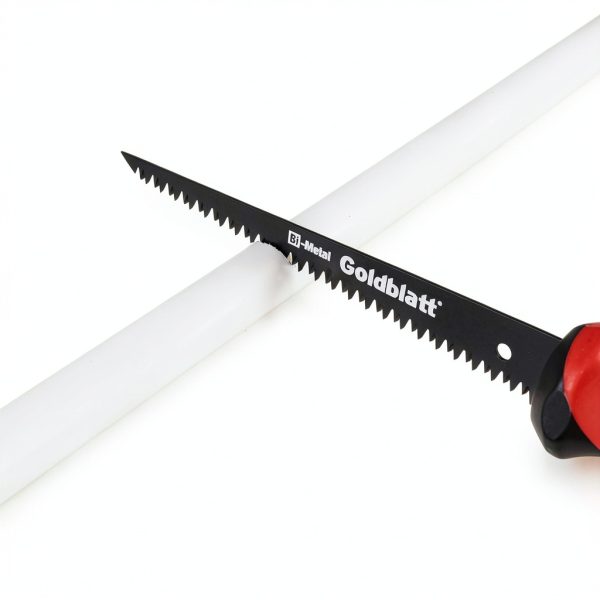 Goldblatt Drywall Saw 6-Inch Jab Handsaw with Soft Grip Handle Red-4