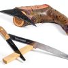 GARTOL Hand Saw for Wood Cutting, 2-Piece Japanese Pull Saw with 6-Inch Flush Cut & Double-Edged SK5 Flexible Blade & Wooden Handle, Precision Woodworking Tools for DIY, Crafting, Carpentry, Trim Work-4