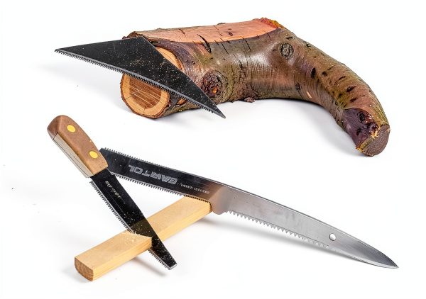 GARTOL Hand Saw for Wood Cutting, 2-Piece Japanese Pull Saw with 6-Inch Flush Cut & Double-Edged SK5 Flexible Blade & Wooden Handle, Precision Woodworking Tools for DIY, Crafting, Carpentry, Trim Work-4