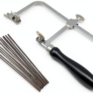 German Style Jewelers Saw Frame MegaCast with 144 Blades-0