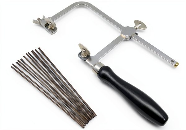 German Style Jewelers Saw Frame MegaCast with 144 Blades-0
