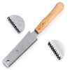 Japanese Hand Saw SS SHOVAN Double‑Edged 4.5" Blade Silver Lightweight-1