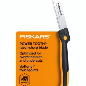 Fiskars Folding Hand Saw with Triple Ground Blade for Wood Cutting-0