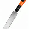 Japanese Hand Saw, 6-Inch Double-Edge Pull Saw, SK5 Flexible Blade,11/17 TPI Blade with Soft Grip Handle for Hardwood & Softwood Woodworking.-2