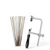 German Style Jewelers Saw Frame MegaCast with 144 Blades-1