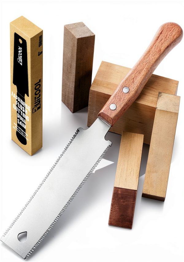RUITOOL Japanese Hand Saw 6 Inch Double Edge Sided Pull Saw Ryoba SK5 Flexible Blade 14/17 TPI Flush Cut Beech Handle Wood Saw for Woodworking Tools-0